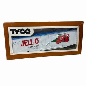 TYCO Vintage No.365-A JELL-O Covered Hopper Billboard‎ Train Box Car